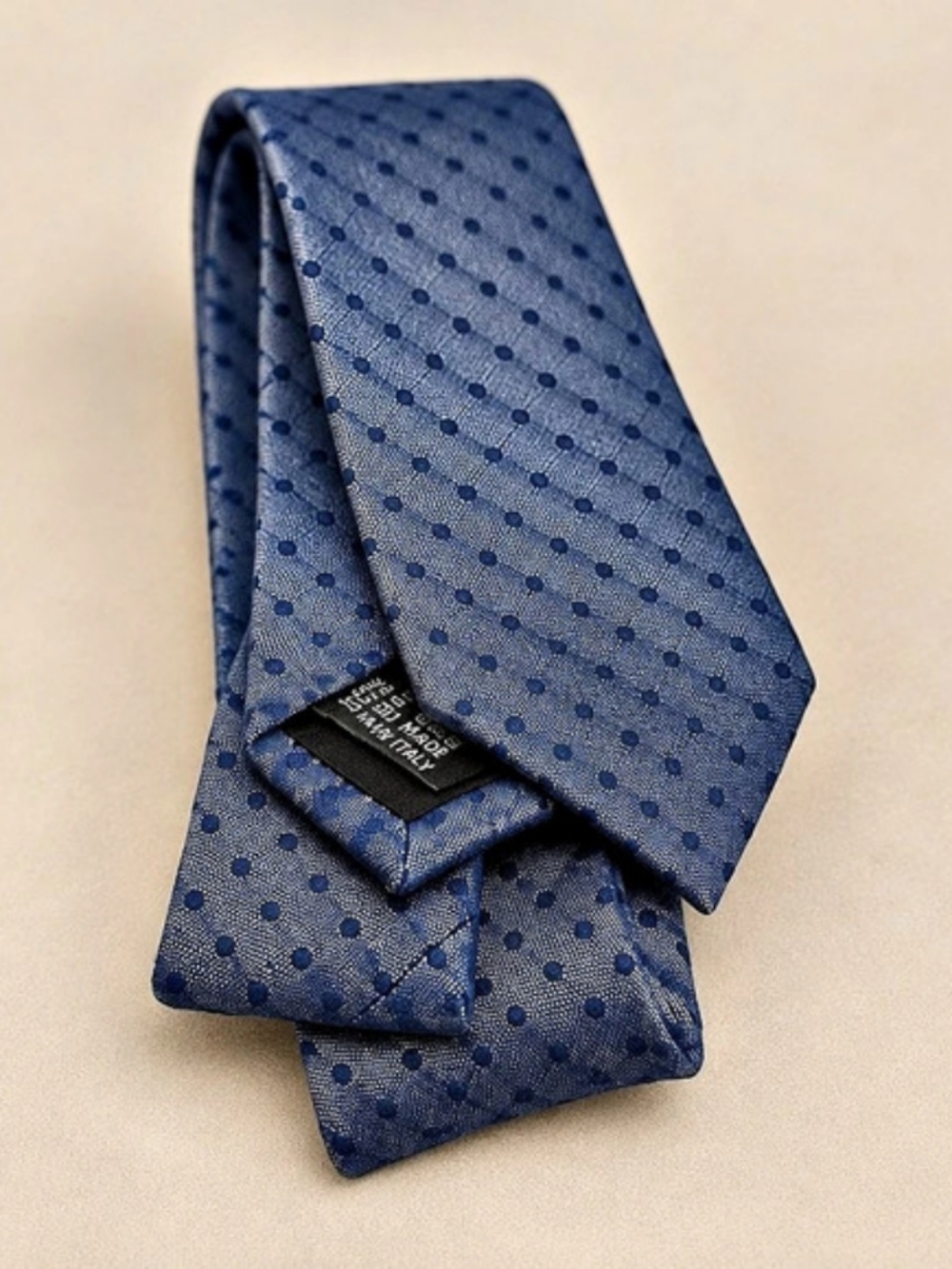Van Heusen Studio Men's Blue Polka Dot Tie